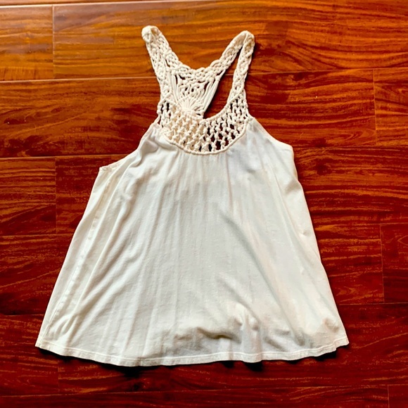 Billabong knit detail flowy tank